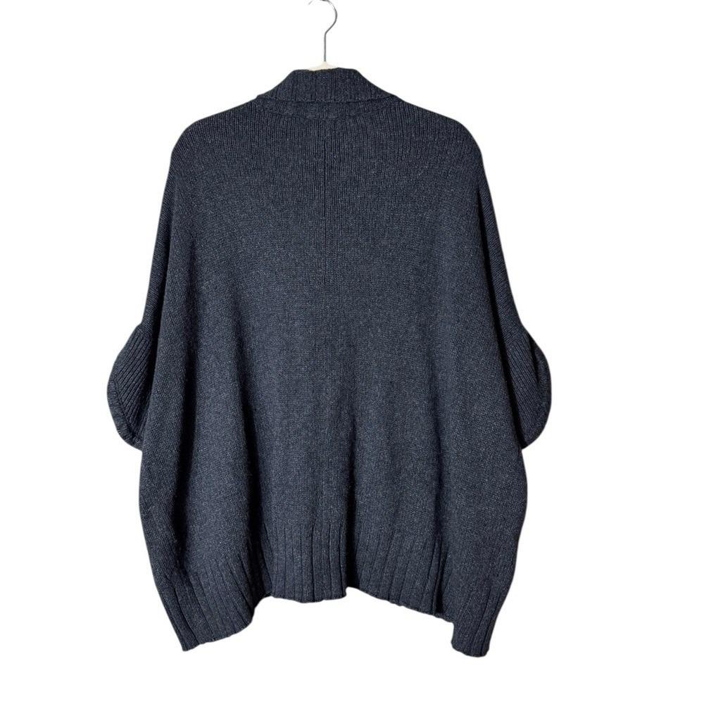 Soft Surroundings Women Oversized Sweater Full Zip XL Petite Indie Scandi Chunky - Picture 3 of 7